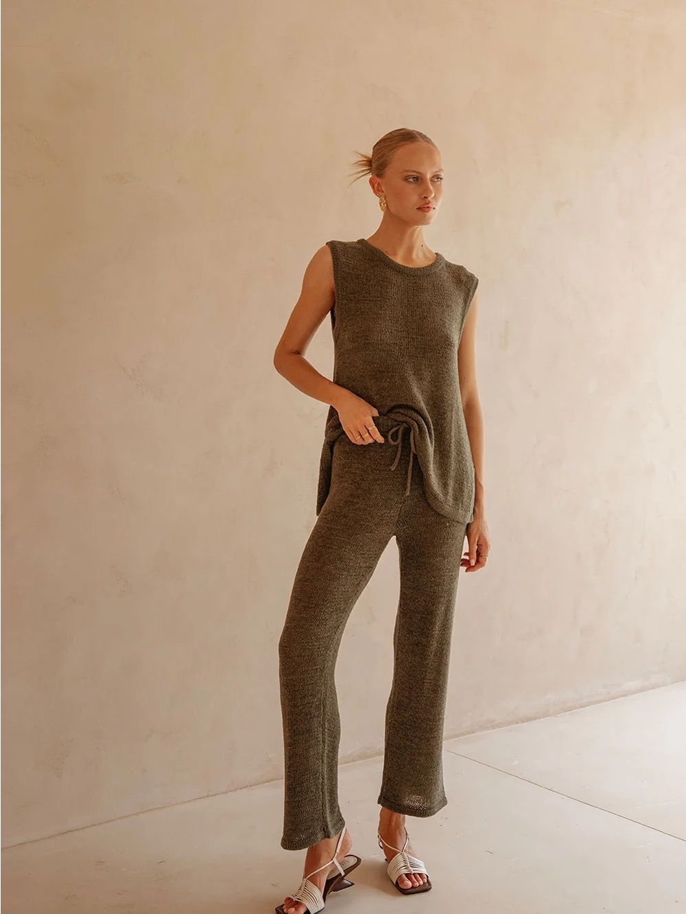 Sabo Skirt Louka Set in Olive